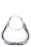 Coperni X Heven Swipe Glass Shoulder Bag In Glass Transparent