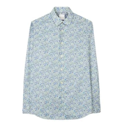 Paul Smith Liberty Floral Long Sleeve Shirt In Multicolour