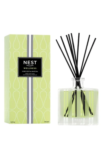 Nest New York Lime Zest And Matcha Reed Diffuser, 5.9 Oz. In Lime Zest & Matcha