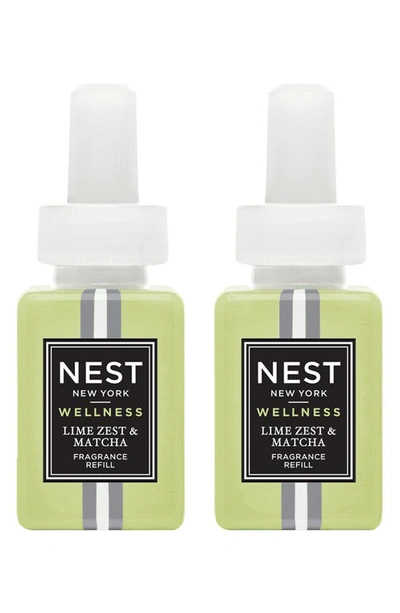 Nest New York X Pura Lime Zest And Matcha Smart Home Fragrance Diffuser Refill Duo, 2 X 0.33 Oz.
