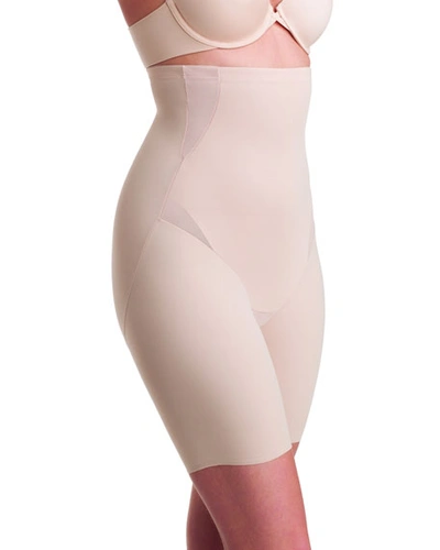 Tc Shapewear Cool Comfortable High-waist Thigh Slimmer In Nude
