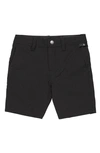 Volcom Kids' Static Shorts In Black Out