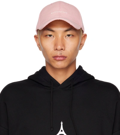 Givenchy Curved Cap In Pink