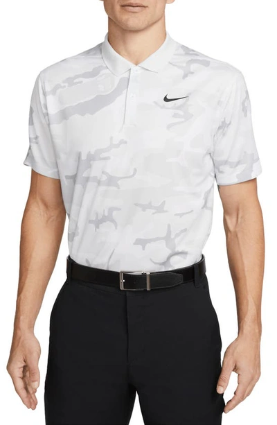 Nike Men's Dri-fit Victory+ Camo Golf Polo In Grey