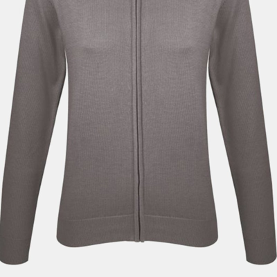 Sols Womens/ladies Gordon Full Zip Cardigan In Grey