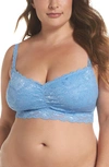 Cosabella Never Say Never Soft Cup Nursing Bralette In Jewel Blue