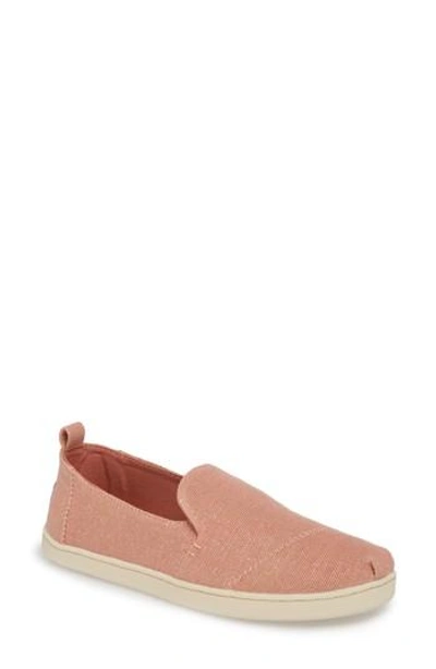 Toms Deconstructed Alpargata Slip-on In Bloom Metallic Jute