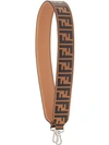 Fendi Brown Monogram Leather Strap