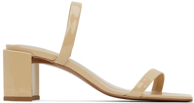 By Far Beige Tanya Sandals In Neutral