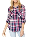 Sanctuary Steady Boyfriend Check Shirt In Cheerful Check