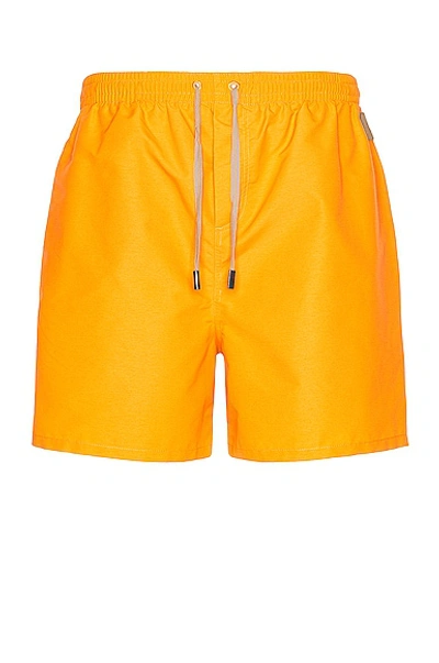 Jacquemus Le Maillot Praia Swimsuit In Yellow