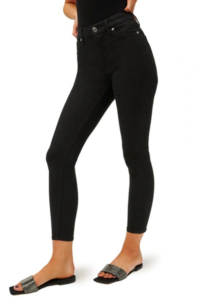 Good American Good Legs High Rise Crop Skinny Jeans In Black002