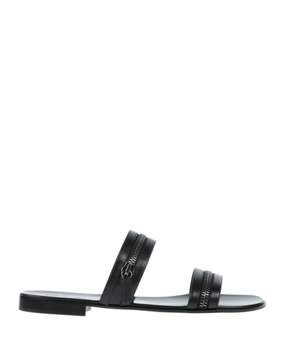 Giuseppe Zanotti Sandals In Black