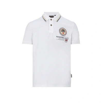 Napapijri Polo Shirts In White