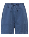 President's Navy Drawstring Shorts In Blue