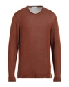 Vneck Sweaters In Brown