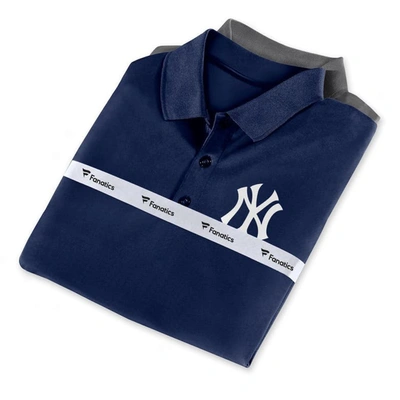 Fanatics Men's  Navy, Gray New York Yankees Polo Shirt Combo Set In Navy,gray