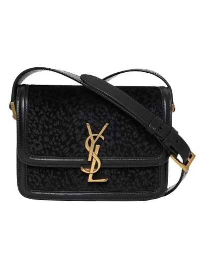 Saint Laurent Solferino Small Satchel Bag In Black