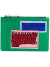 Jw Anderson Patch Clutch Bag - Green