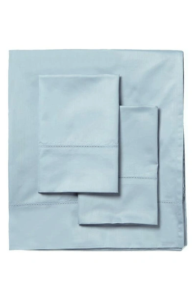 Melange Home Christopher Knight Collection Hemstitch 3-piece Sheet Set In Rich Blue