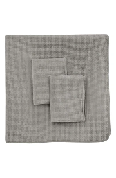 Melange Knob Hill 2-piece Quilt Set In Grey