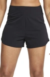 Nike Women's Bliss Dri-fit Fitness High-waisted 3" Brief-lined Shorts In Black