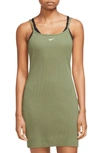 Nike Women's  Sportswear Essential Ribbed Dress In Green