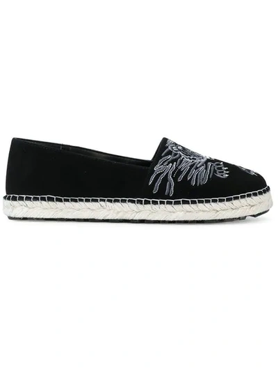 Kenzo Tiger Espadrilles In Black