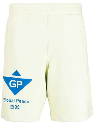 Givenchy Men's  White Cotton Shorts
