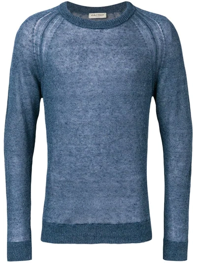 Al Duca D'aosta Crew Neck Jumper In Blue