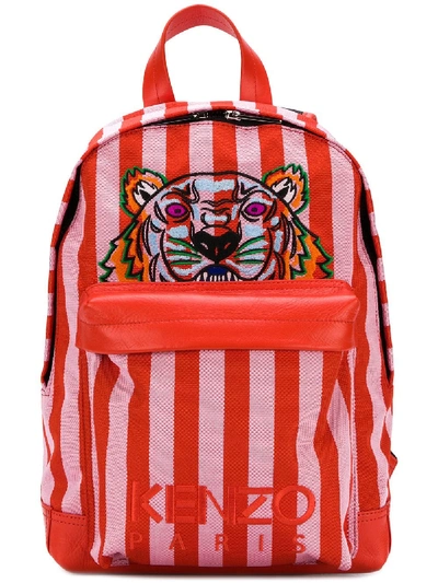 Kenzo Striped Tiger Backpack
