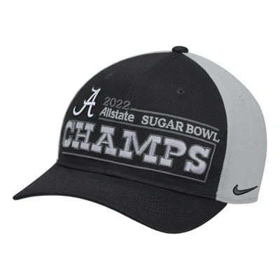 Nike Black Alabama Crimson Tide 2022 Sugar Bowl Champions Locker Room Cl99 Adjustable Hat