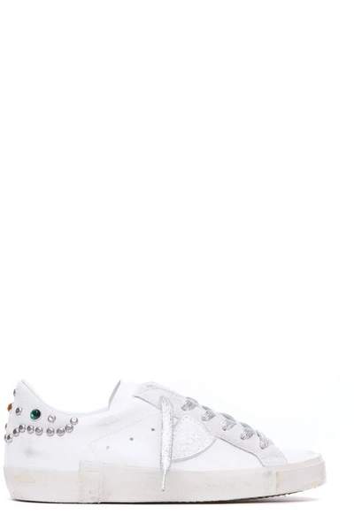 Philippe Model Sneakers In Silver