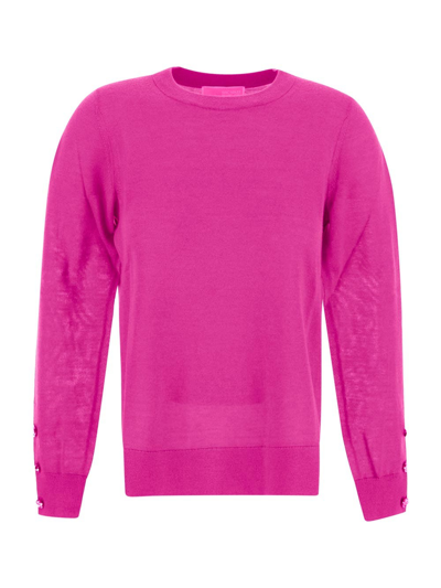 Michael Michael Kors Wool Sweater In Pink