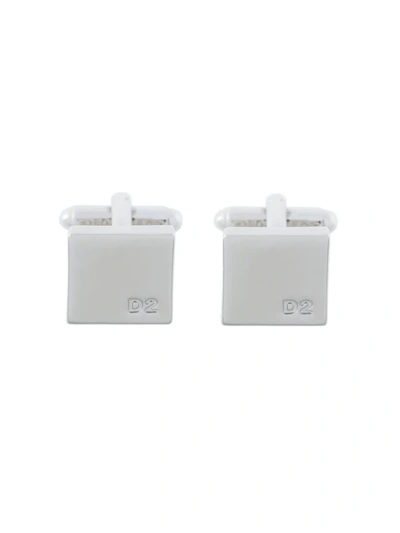 Dsquared2 Square Cufflinks In Metallic