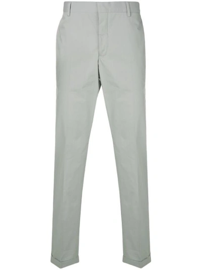Prada Straight-leg Trousers In Grey