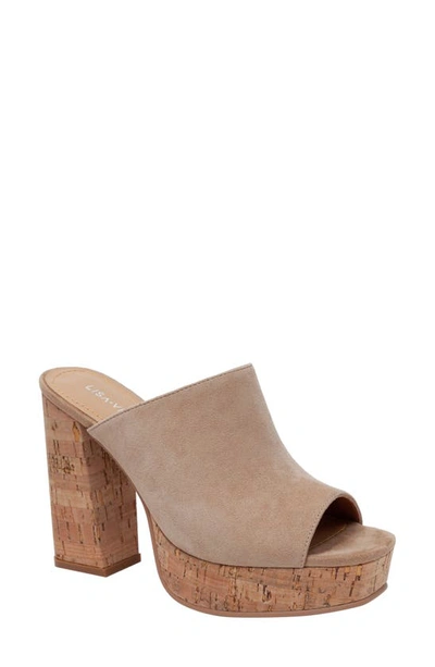 Lisa Vicky Joy Platform Sandal In Tan Camel