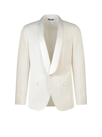 Dolce & Gabbana Blazer In Beige