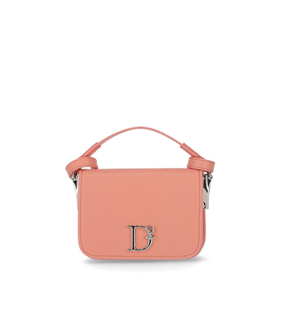 Dsquared2 D2 Statement Pink Mini Crossbody Bag