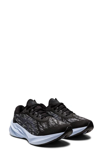 Asics Novablast 3 Running Shoe In Black/ Sheet Rock