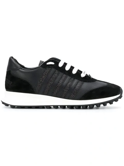 Dsquared2 Vitello Runner Sneakers - Black