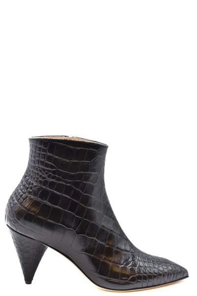 Polly Plume Bootie In Black