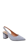 Lisa Vicky Zee Pointed Toe Slingback Pump In Lavender