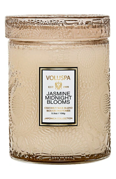 Voluspa Jasmine Midnight Blooms Small Jar Candle