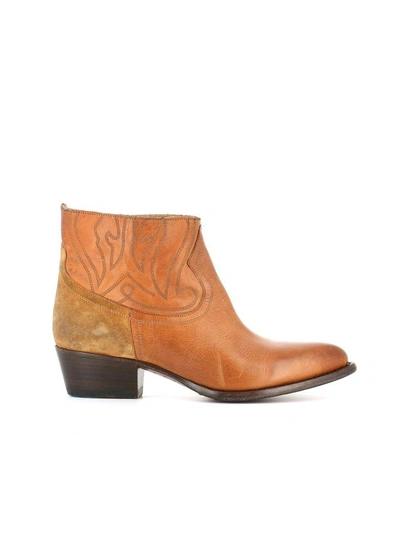 Buttero Texan Tres In Cognac