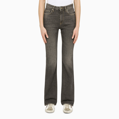 Golden Goose High-rise Flared Jeans In Black