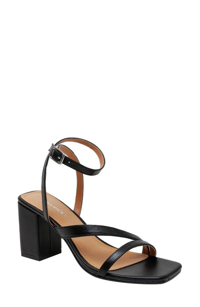 Lisa Vicky Violet Ankle Strap Sandal In Black