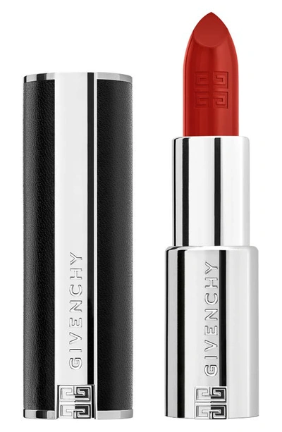 Givenchy Rouge Interdit Intense Silk Satin Matte Lipstick N37 Rouge Grainé 0.1 oz / 34 G In N37 Rouge Grainè