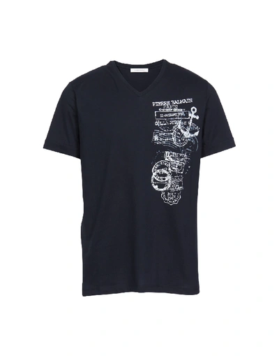 Pierre Balmain T-shirt In Dark Blue