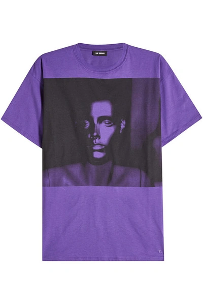 Raf Simons Purple Printed T-shirt